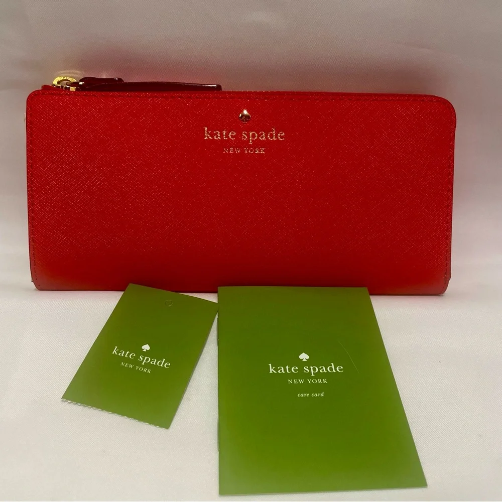 Kate Spade New York Madison Slim Bifold Wallet, NWT